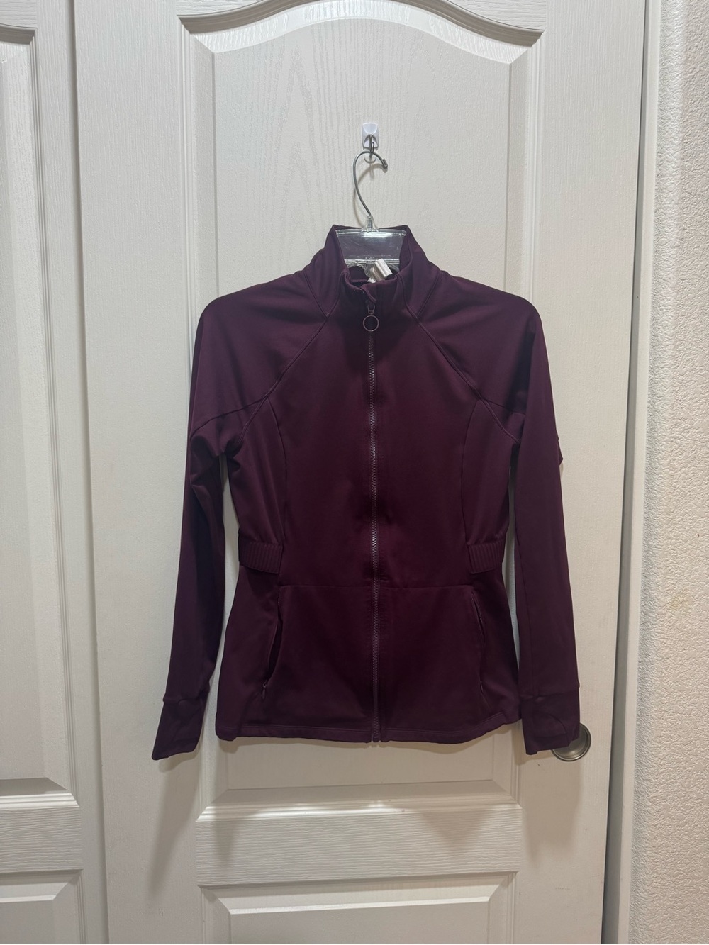 Fabletics Plum Full Zip Performance Running Jacket Women’s Small